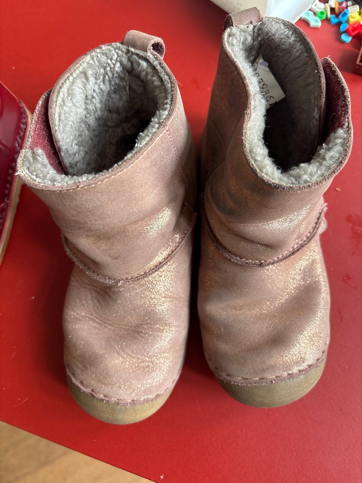Roze glitter warme laarzen van Froddo 28, Ophalen of Verzenden, Gebruikt, Meisje, Laarzen