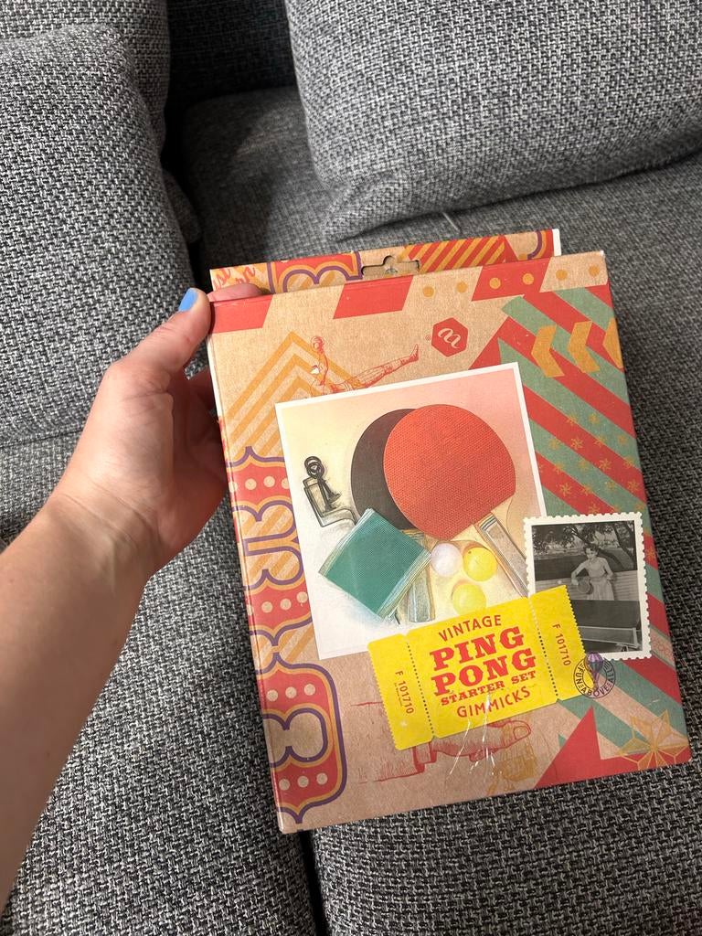 Tafeltennisset voor op eettafel of bureau, Ophalen of Verzenden, Zo goed als nieuw, Overige typen