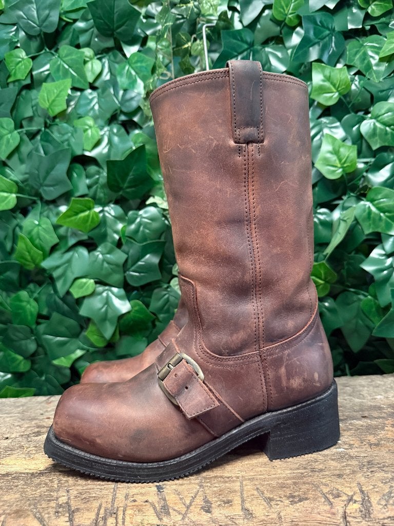 geweldig mooie vintage retro biker boots van Sendra maat 38, Bruin, Nieuw, Ophalen of Verzenden, Sendra