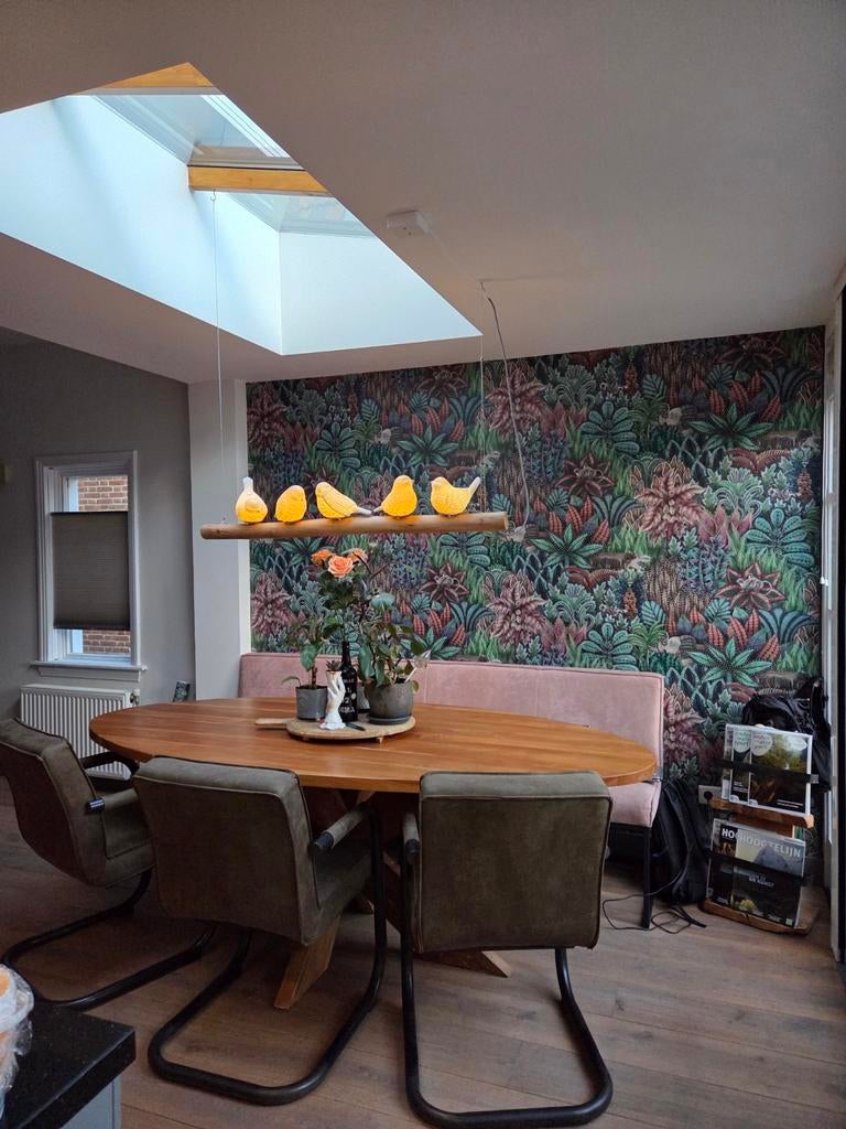 Cole & Son Singita (Jungle) behang, Huis en Inrichting, Stoffering | Behang, Ophalen of Verzenden, Groen, Jungle, Exotisch, Botanisch