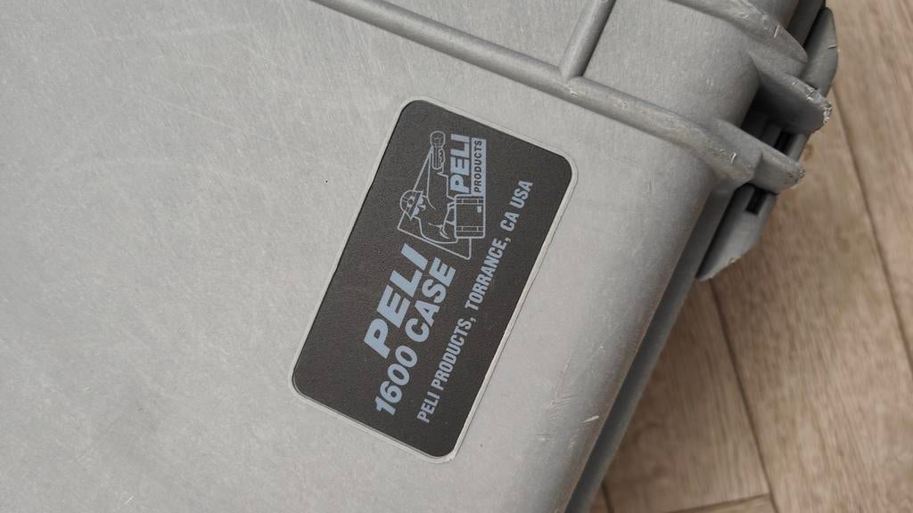 Peli Case 1600 met inlay vakverdeling, Overige materialen, 50 tot 60 cm, Ophalen of Verzenden, Zo goed als nieuw