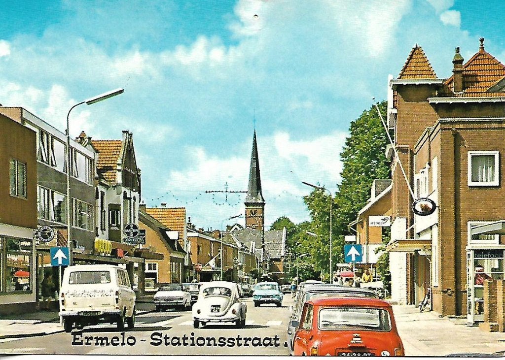 Ermelo- -Stationsstraat., Verzenden, 1960 tot 1980, Gelopen, Gelderland
