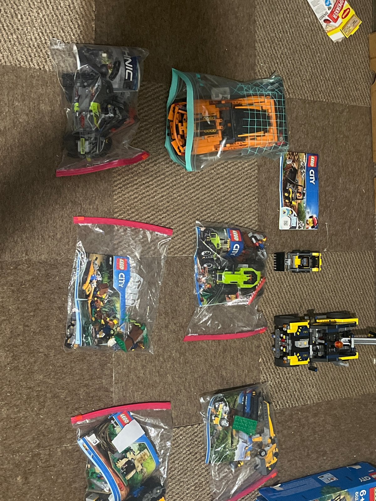 9 complete Lego sets met en zonder boekje!!, Lego, Ophalen of Verzenden, Compleet, Complete set