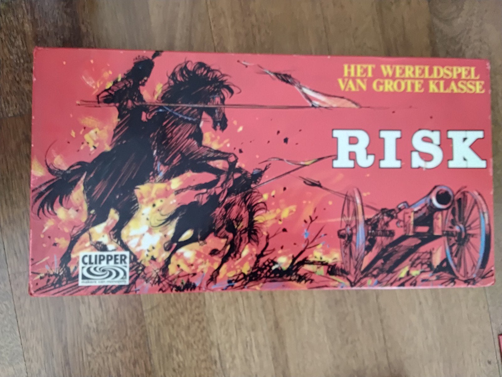 risk rode doos Wereldspel van grote klasse Clipper, Hobby en Vrije tijd, Gezelschapsspellen | Bordspellen, Ophalen of Verzenden