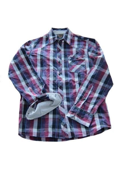 Pme legend blouse overhemd pall mall m paars geblokt heren, Kleding | Heren, Overhemden, Paars, Pall Mall PME Legend, Zo goed als nieuw
