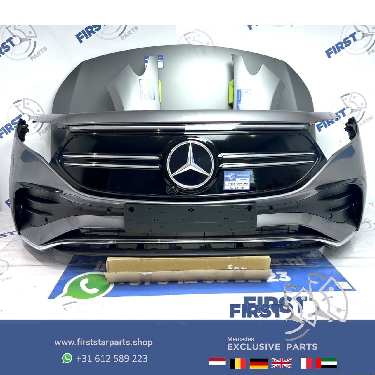 H243 EQA AMG VOORKOP origineel Mercedes 2020-2024 EQA250 EQA, Gebruikt, -, Voor, Ophalen of Verzenden