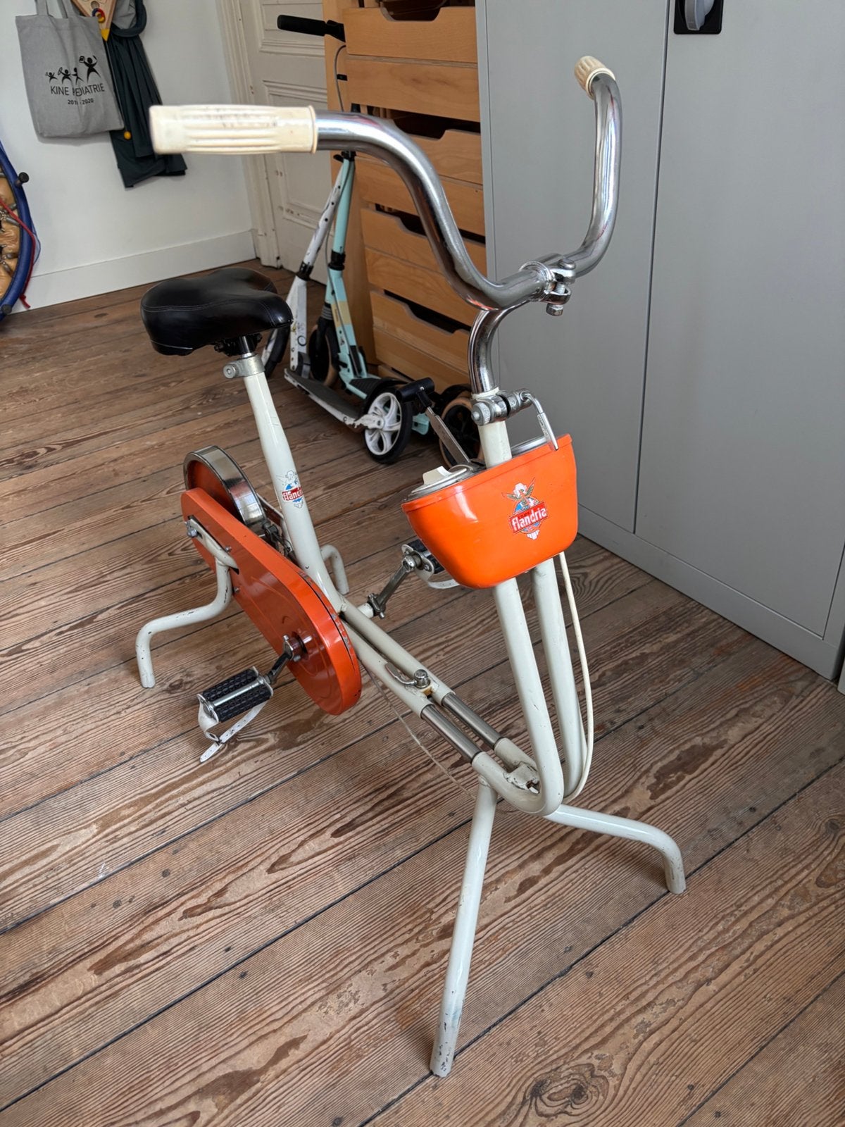 Vintage Retro Flandria hometrainer, Ophalen, Gebruikt, Krachtstation