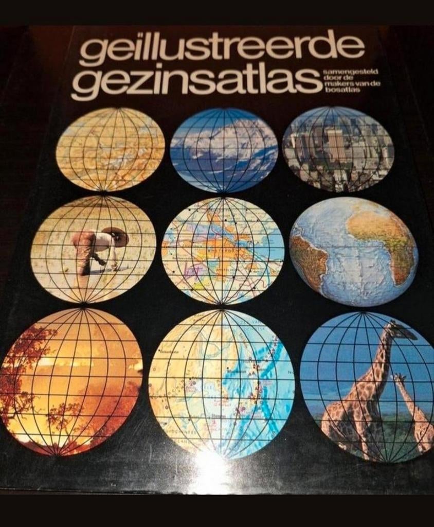 Geïllustreerde Gezinsatlas - Samengesteld door Bosatlas, Boeken, Atlassen en Landkaarten, Gelezen, Bosatlas, De makers van de Bosatlas