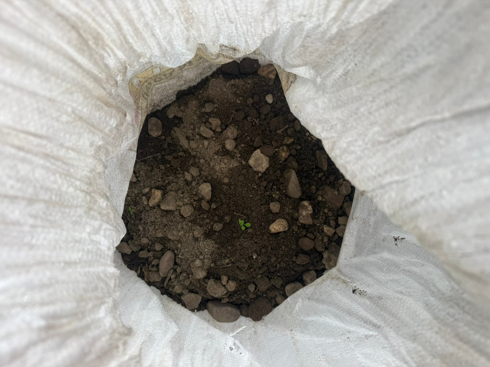 Gratis grond (met steentjes), Tuin en Terras, Ophalen, Tuinaarde