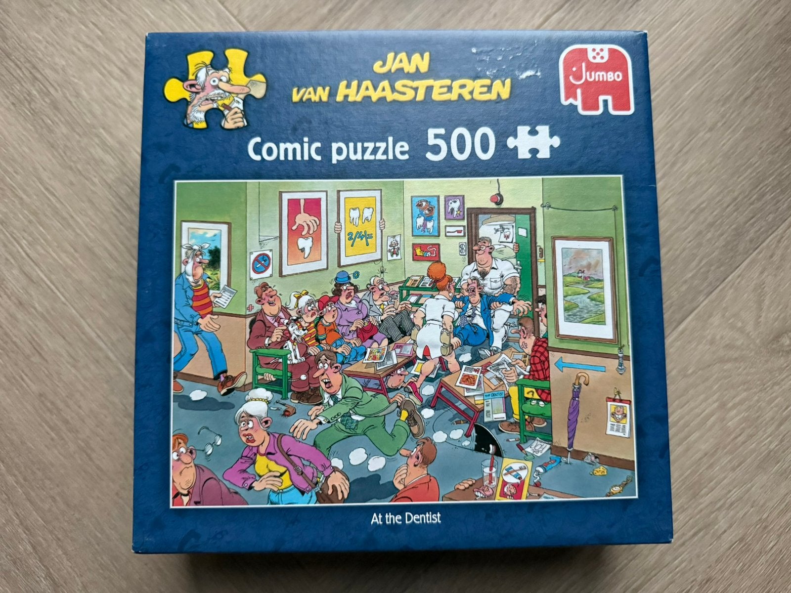 Jan van Haasteren puzzel - At the dentist - 500 stukjes., Hobby en Vrije tijd, Denksport en Puzzels, Ophalen of Verzenden, 500 t/m 1500 stukjes
