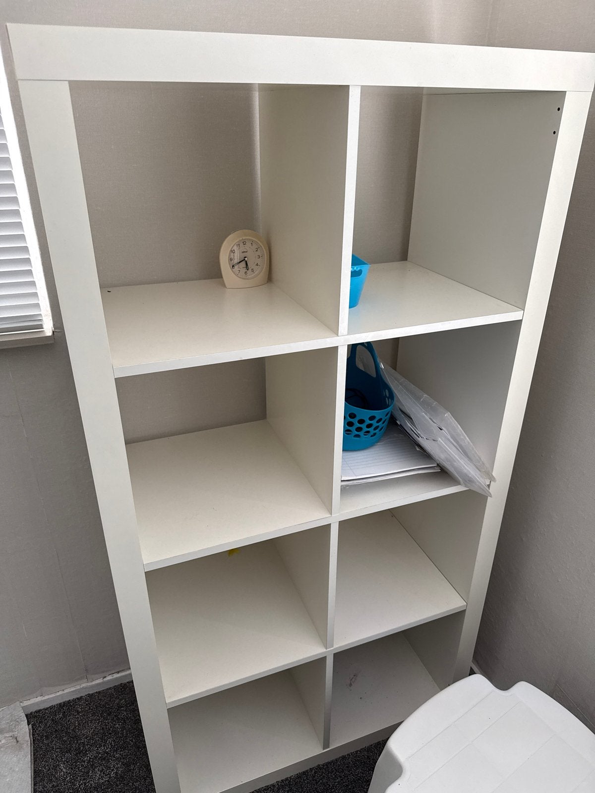 Ikea Expedit Kast met 8 Vakken - Wit, Ophalen, Gebruikt