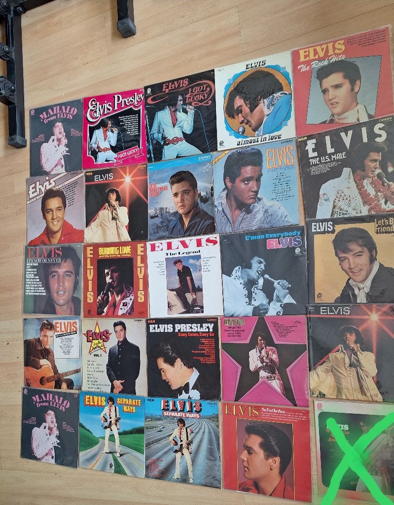 Elvis Presley 24 lp's, Ophalen, LP, Gebruikt, Inclusief poster