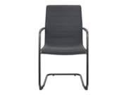 Vergaderstoel slede vergaderstoelen zwarte stof, Overige kleuren, Nieuw, Ophalen of Verzenden, Stof