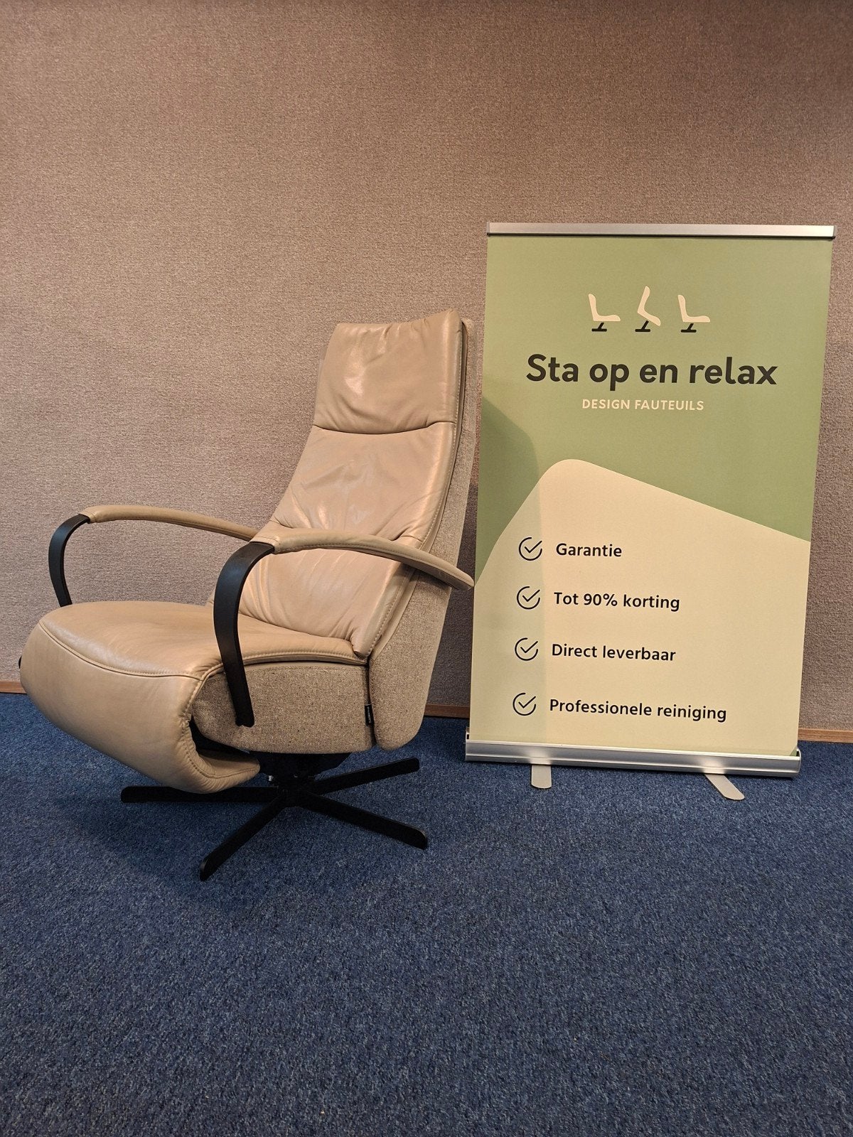sta op relax fauteuil Prominent Craft zgan op accu 🔋, Hoofdstraat 60 Schijndel, Ophalen of Verzenden, Zo goed als nieuw, Staopenrelax@gmail.com