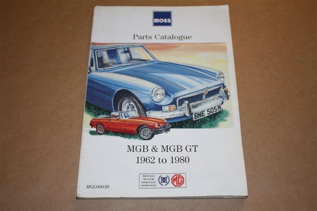 MGB & MGB GT - 1962 to 1980 - Parts Catalogue, Ophalen of Verzenden