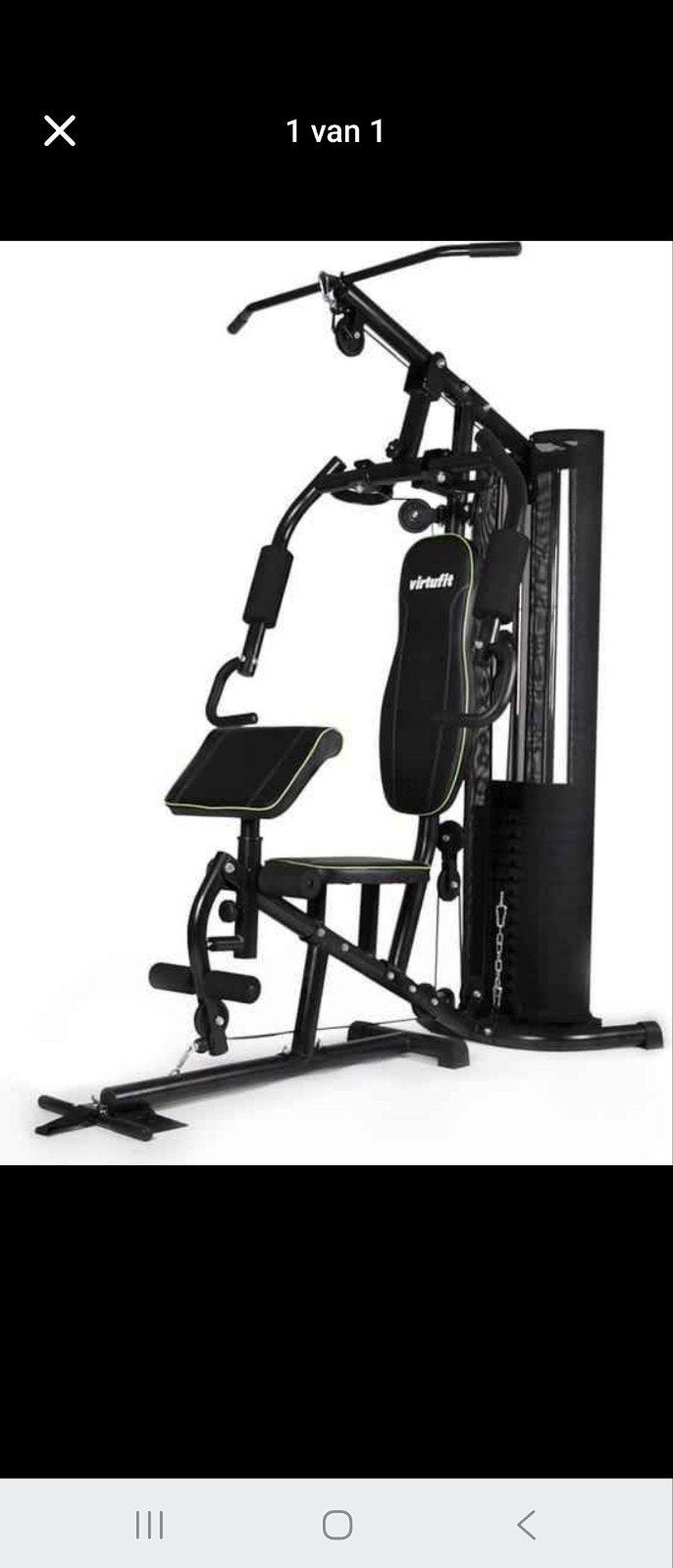 Fitness apparaat compleet, Sport en Fitness, Ophalen, Zo goed als nieuw, Krachtstation