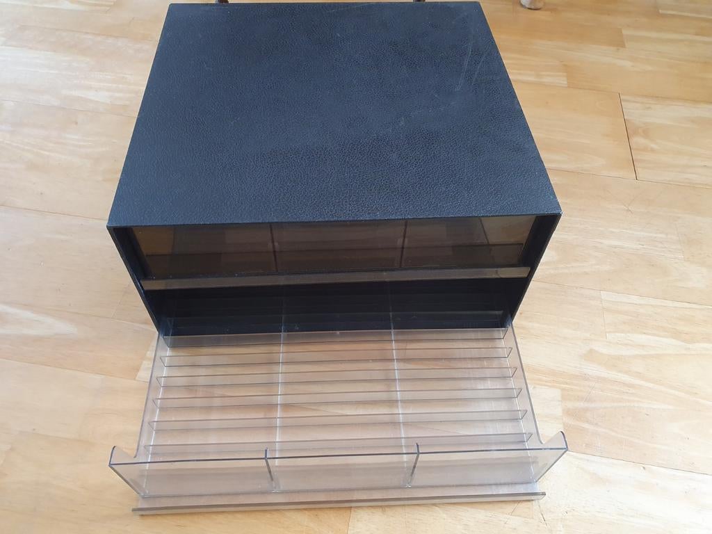 Opbergbak voor cassettebandjes, Ophalen of Verzenden, Opbergdoos