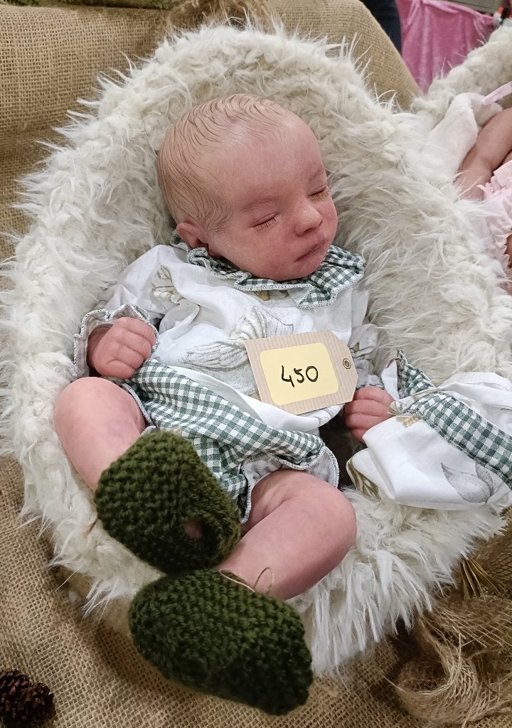 Reborn Callie Realborn, Verzamelen, Poppen, Zo goed als nieuw, Pop, Levensecht of Reborn, Ophalen of Verzenden