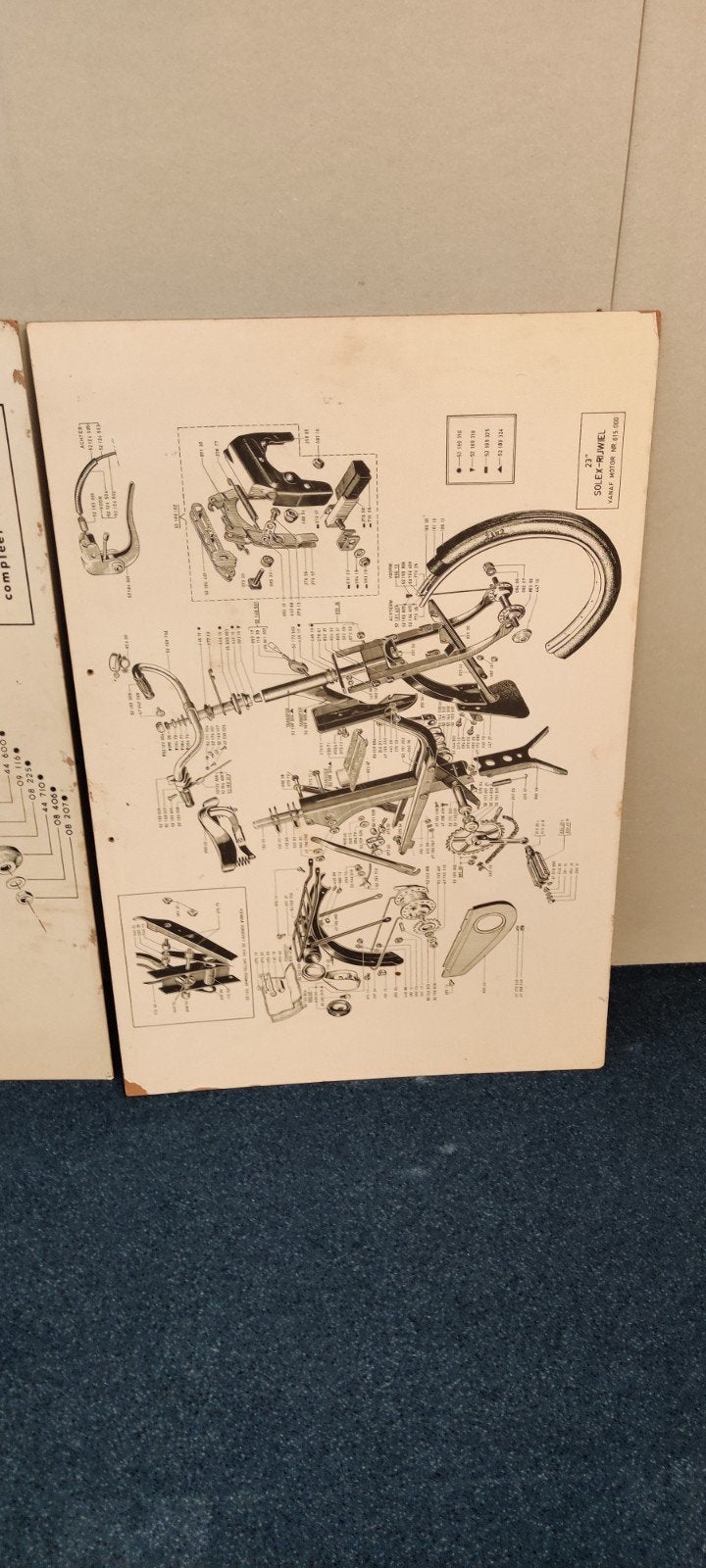 solex rijwiel prenten school, Ophalen