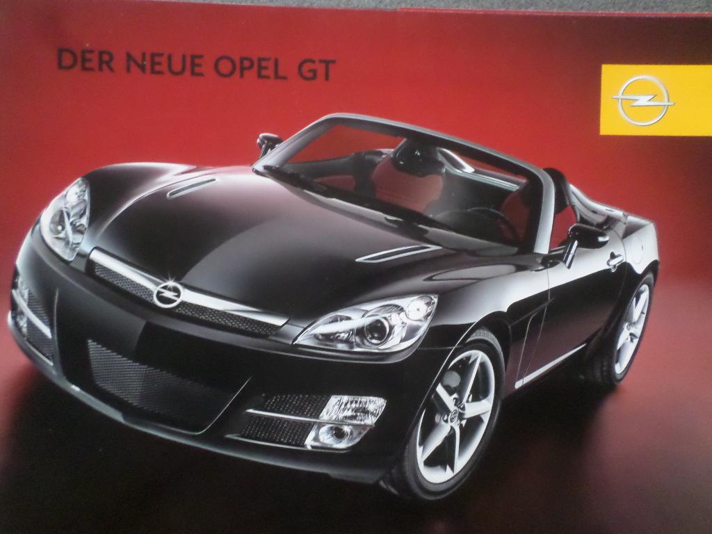 Opel GT Brochure, Ophalen of Verzenden, Zo goed als nieuw, Opel