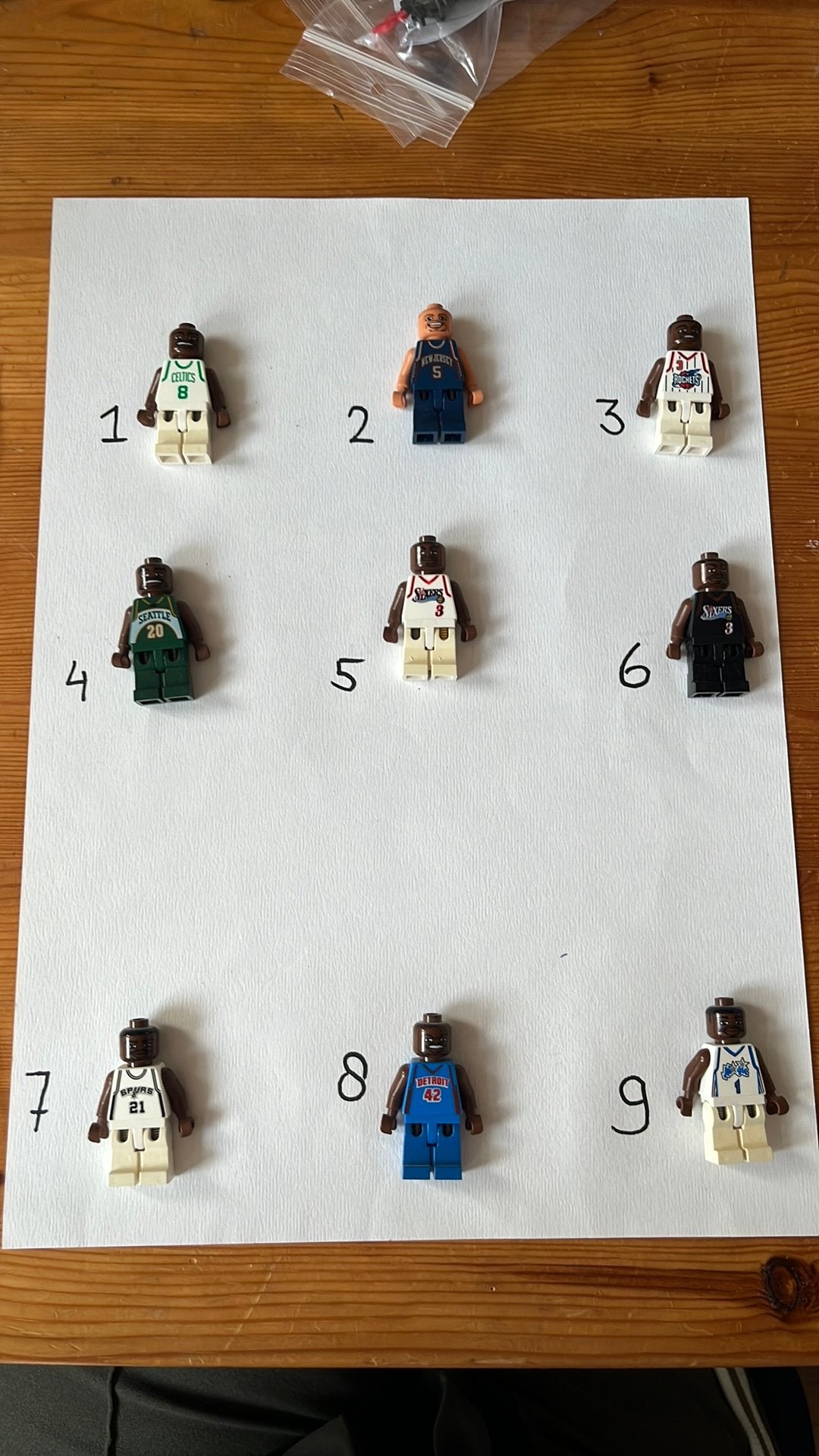 Oude LEGO Minifiguren basketbal 400A, Ophalen of Verzenden, Gebruikt, Minifiguur, Lego