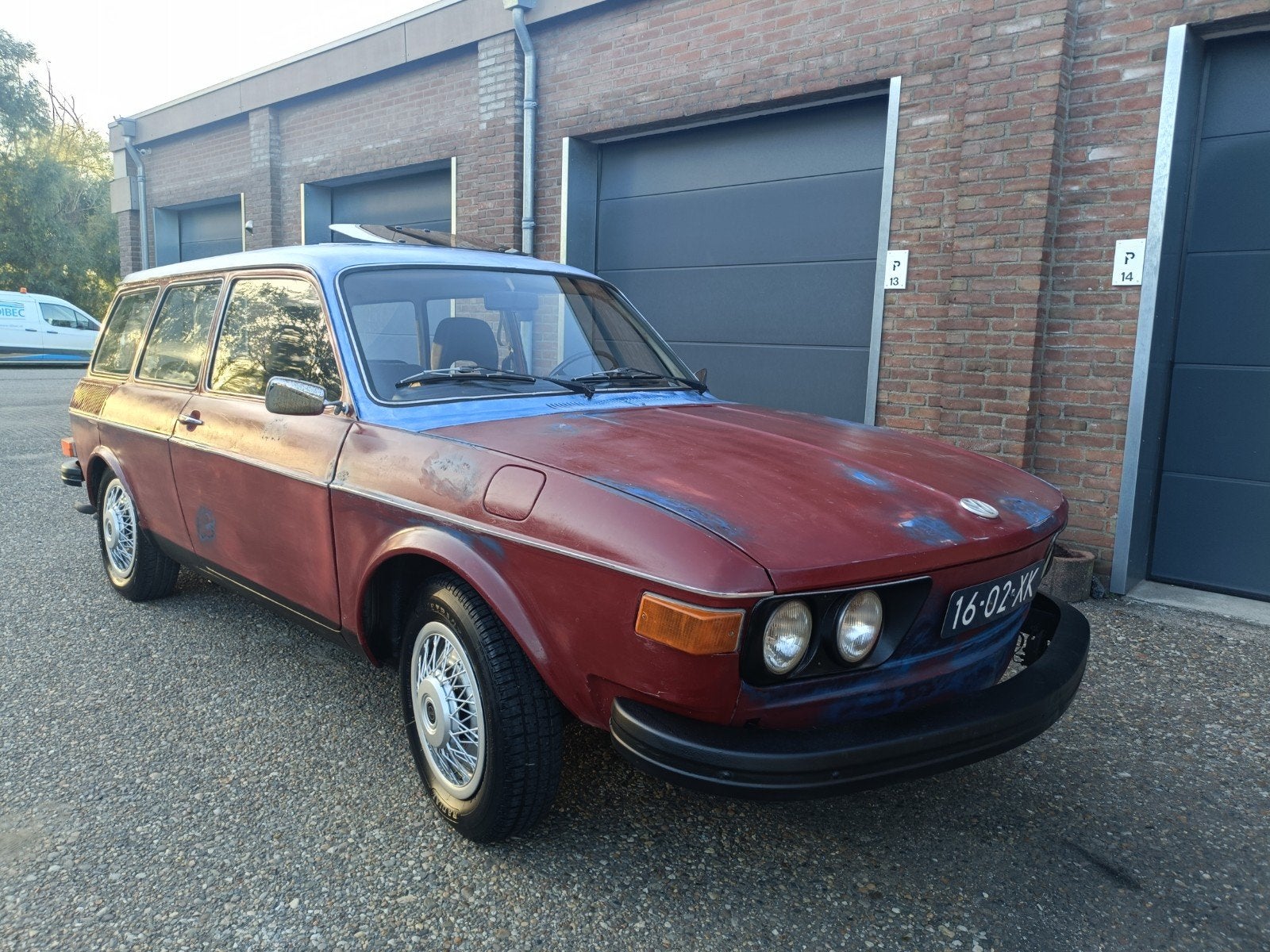 Volkswagen 412 1.7 LE Variant 1973 Blauw, foto 9