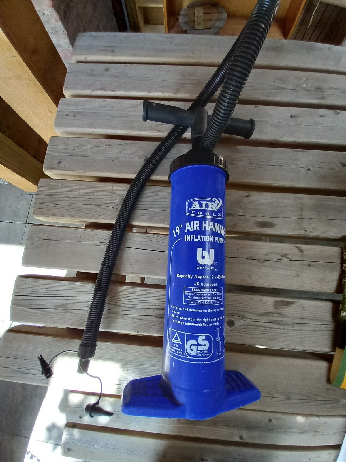Bestway Air Hammer 19" Inflatiepomp, Tuin en Terras, Waterpompen, Ophalen, Gebruikt, Handmatig, Overige typen