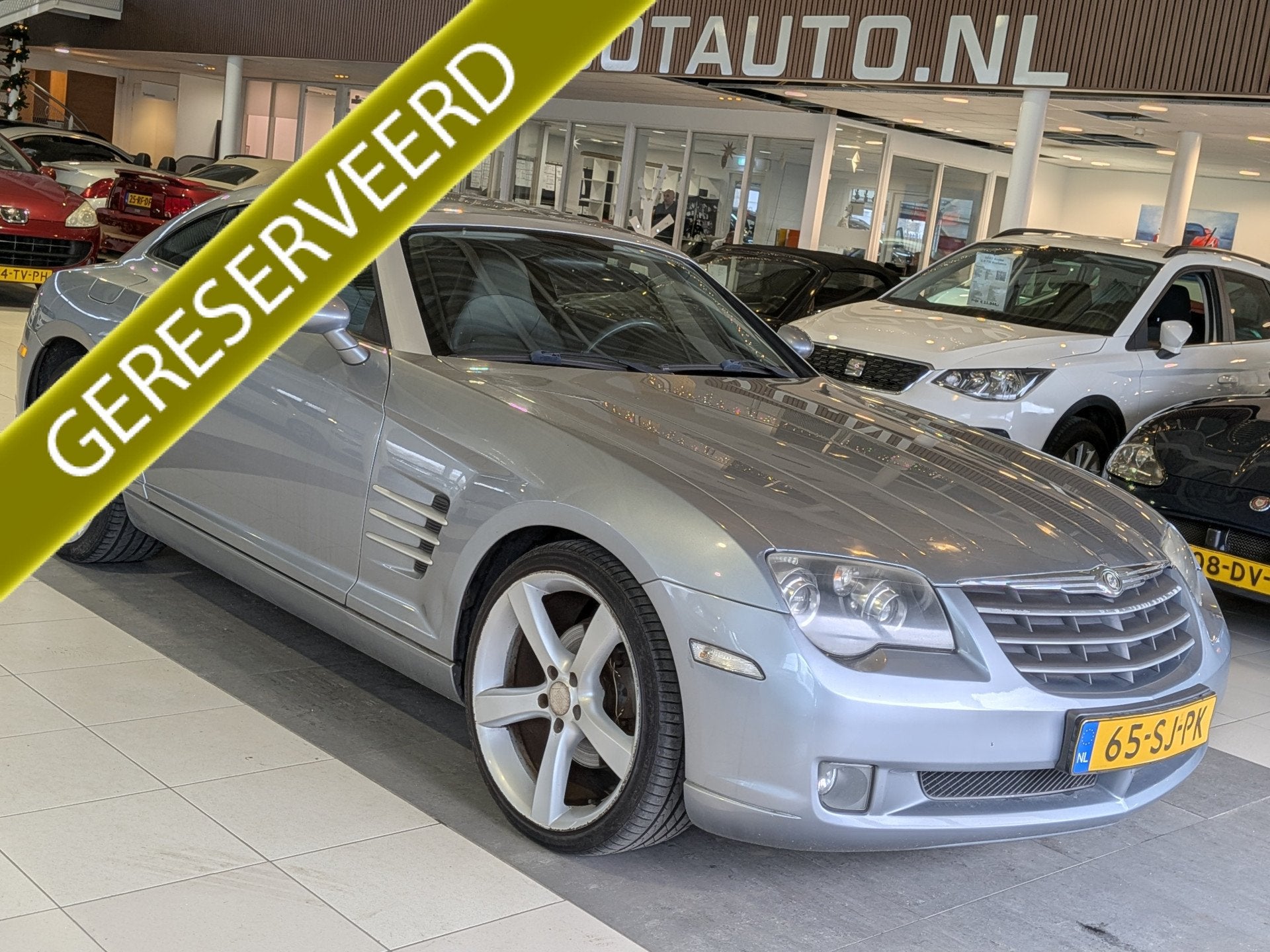 Chrysler Crossfire 3.2 V6 Airco, Cruise Control, Stoelverwar, Auto's, Achterwielaandrijving, Gebruikt, 1352 kg, Blauw