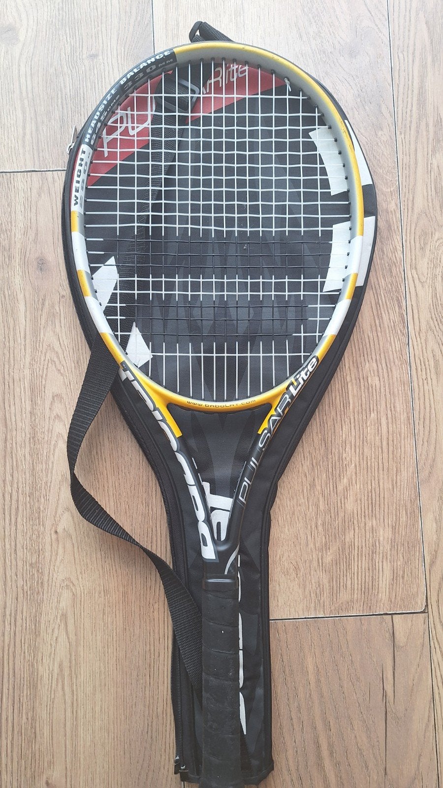 Babolat Pulsion Lite Tennisracket met hoes, Ophalen of Verzenden, Zo goed als nieuw, Racket, Babolat