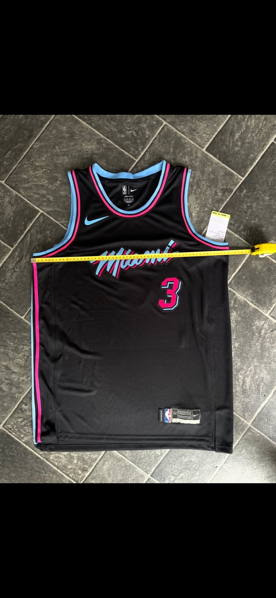 NBA x Nike Miami basketball shirt - Wade #3, Ophalen of Verzenden, Nieuw, Kleding