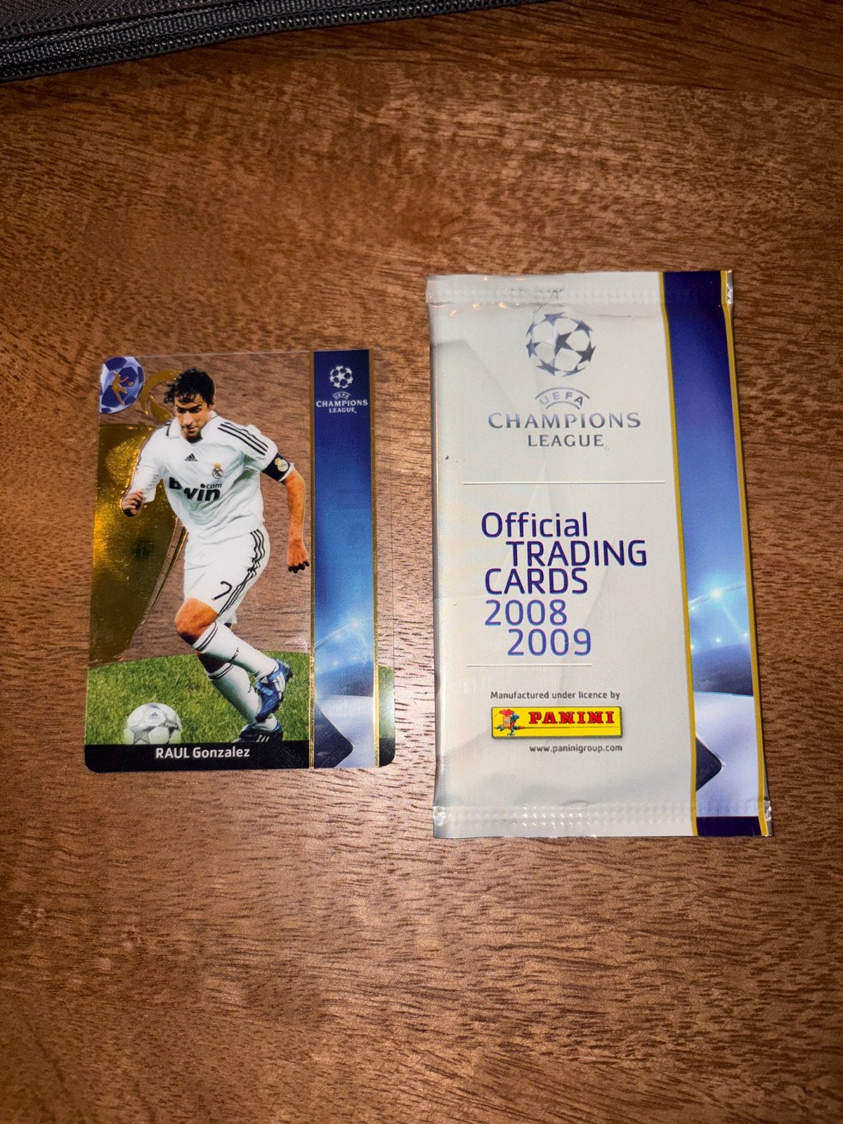 Panini Champions League 2008/2009 Raul Gonzalez kaart, Ophalen of Verzenden, Nieuw, Buitenlandse clubs, Spelerskaart