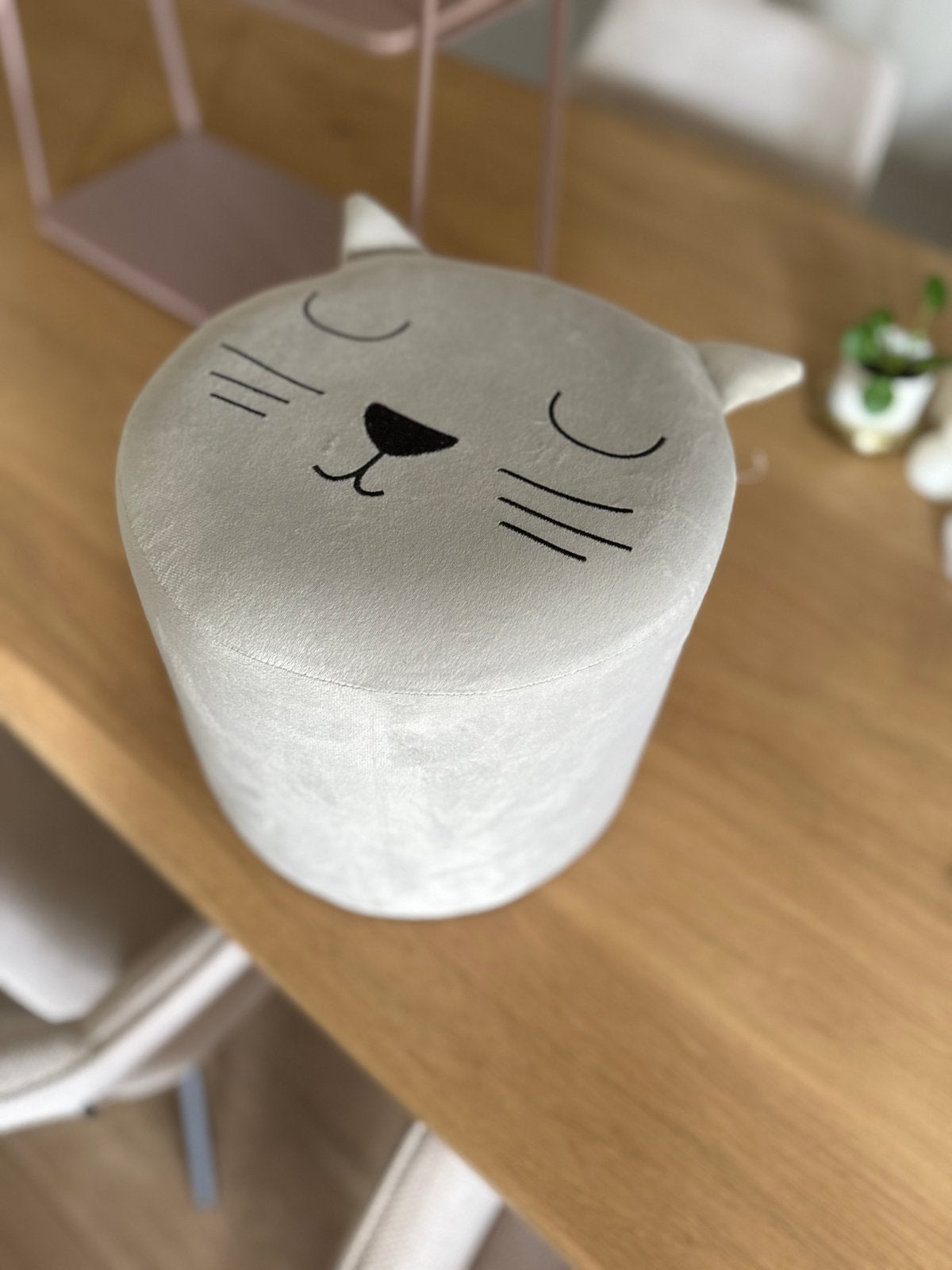 Kinder krukje/poef in de vorm van een kat, Ophalen of Verzenden, Nieuw, Overige materialen