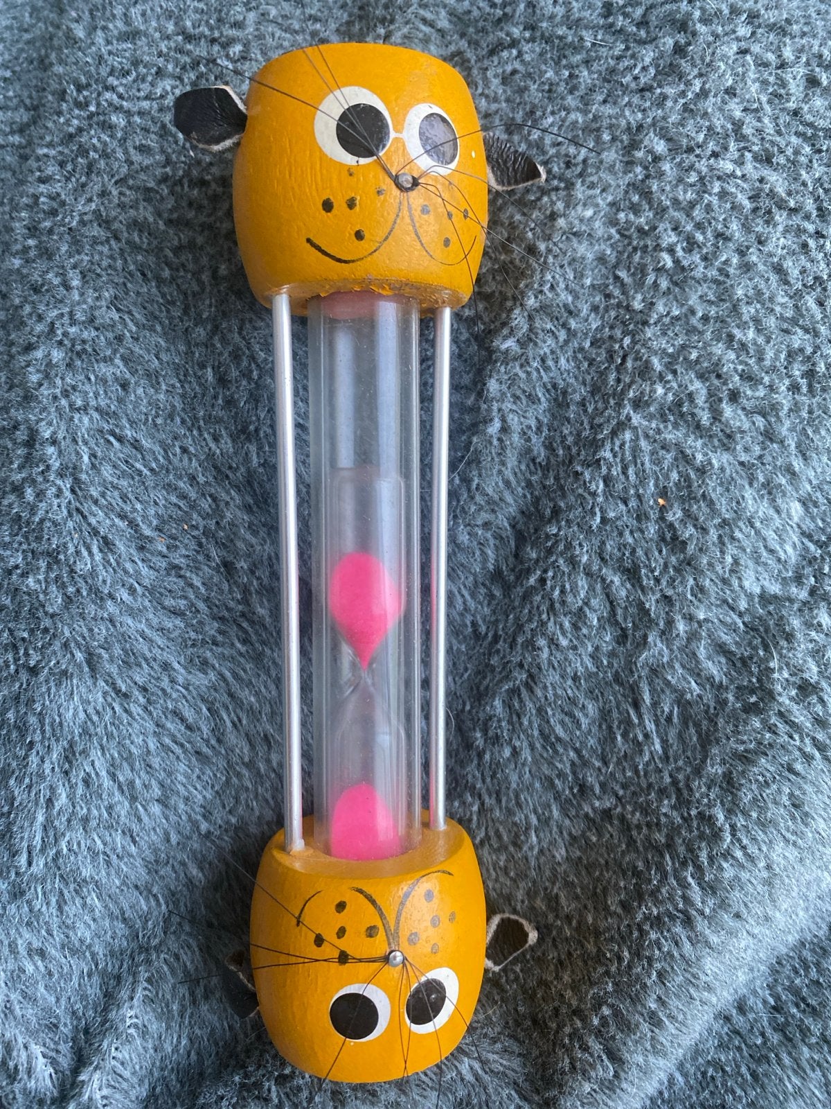 Leuke Zandloper in Katten Design - Perfect voor Kinderen, Ophalen, Gebruikt, Geel, Overige typen