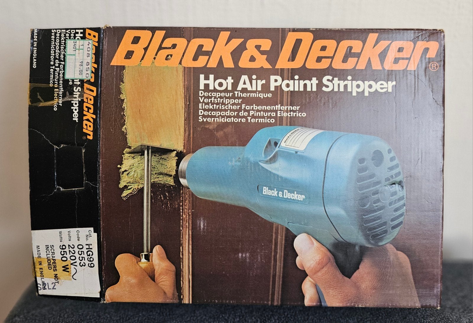 Black & Decker Verfafbrander - Hot Air Paint Stripper, Doe-het-zelf en Verbouw, Schildersmaterialen, Ophalen of Verzenden, Gebruikt