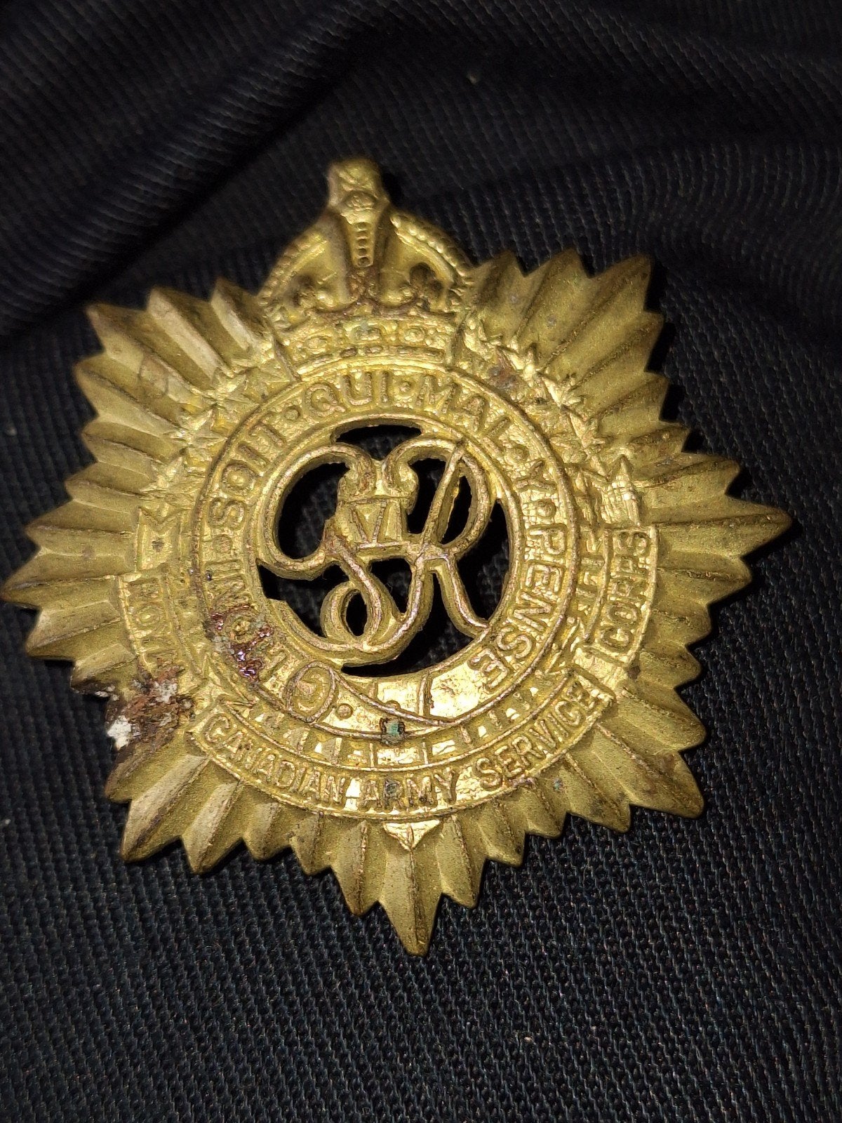 Oud embleem royal canadian, Verzenden, Engeland, Embleem of Badge
