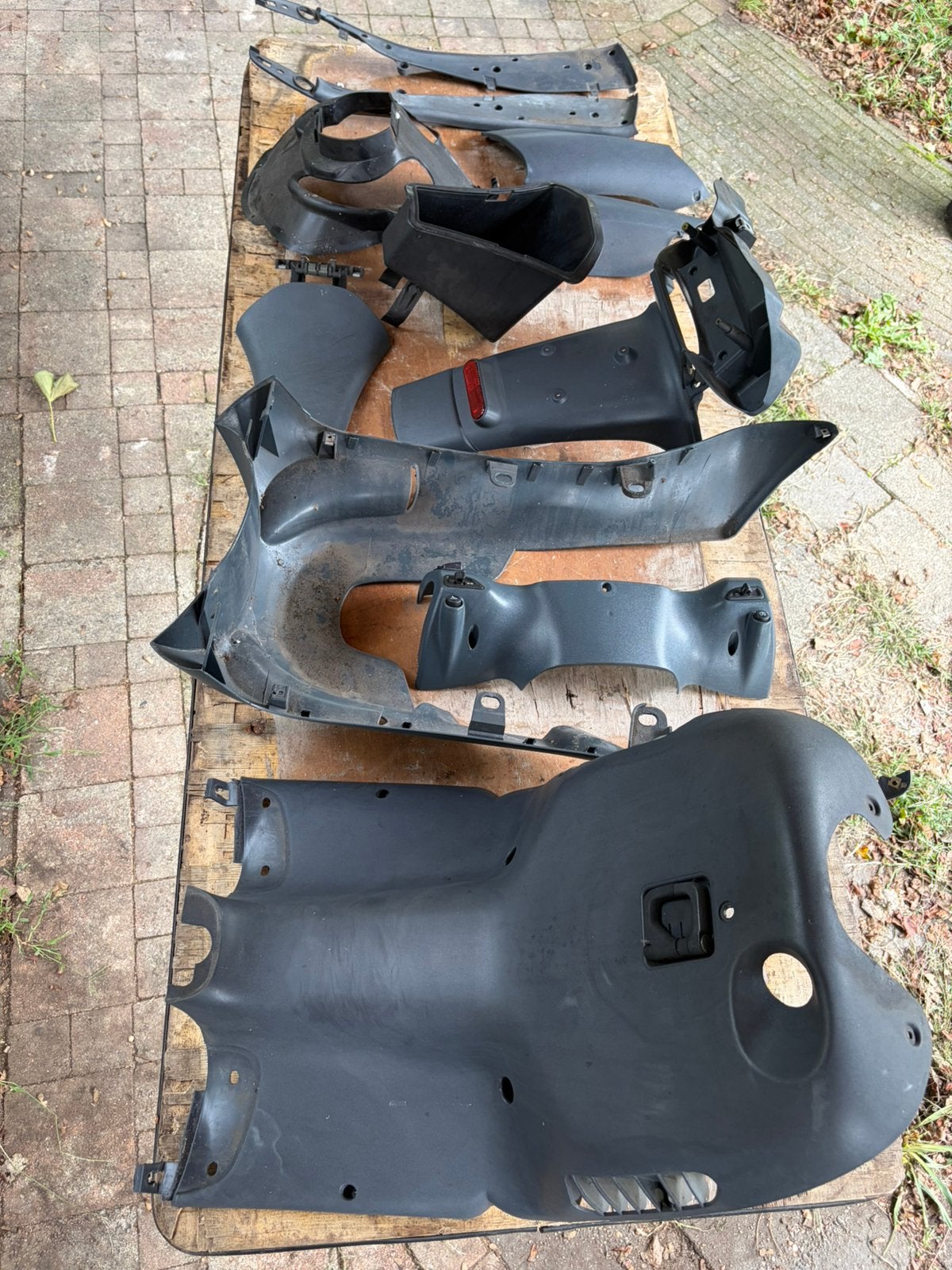 piaggio skipper lx binnenkappen set, Ophalen