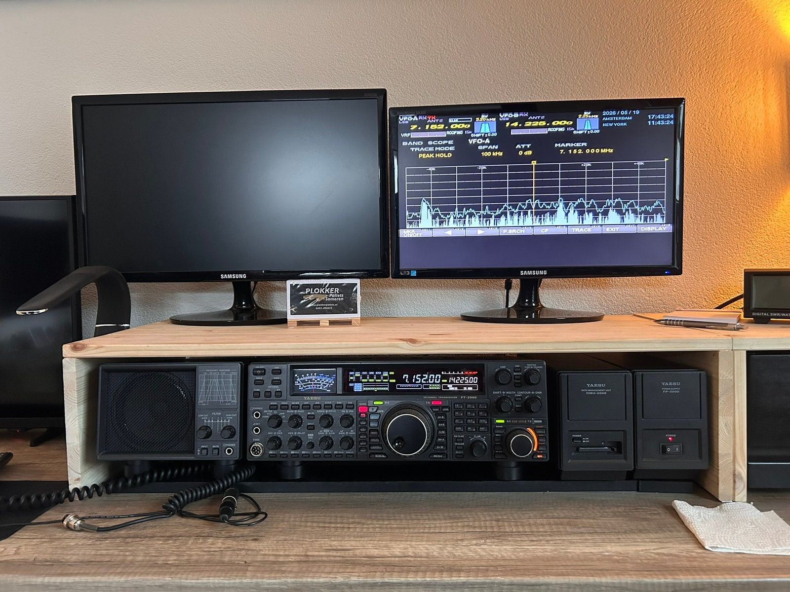Yaesu ft 2000d lijn met de dmu-2000, Ophalen, Gebruikt, Zender en Ontvanger