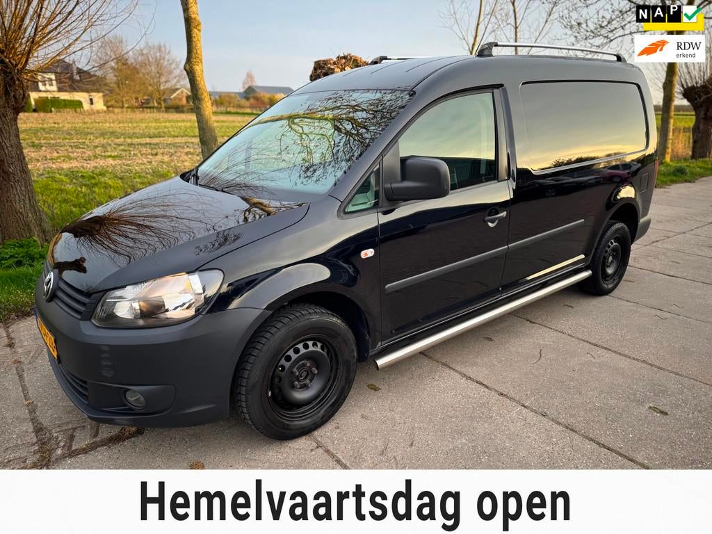 Volkswagen Caddy 1.6 TDI Maxi L2 102PK DSG/AIRCO/CRUISE/CARP, Euro 5, Stof, Gebruikt, 4 cilinders