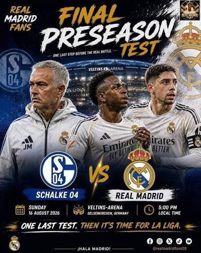 Schalke 04 - Real Madrid | 16-8 17:00, Tickets en Kaartjes, Sport | Voetbal, Twee personen