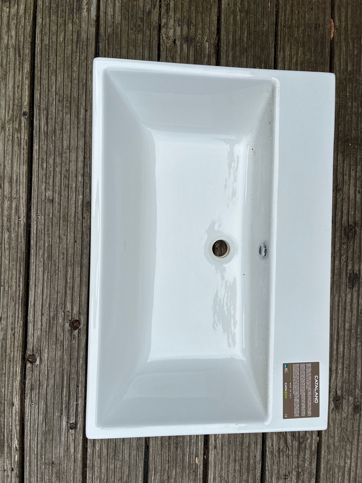 Wastafel Catalano Catalaglaze 75 cm breed.Zo goed als nieuw, Ophalen, Zo goed als nieuw, Wastafel