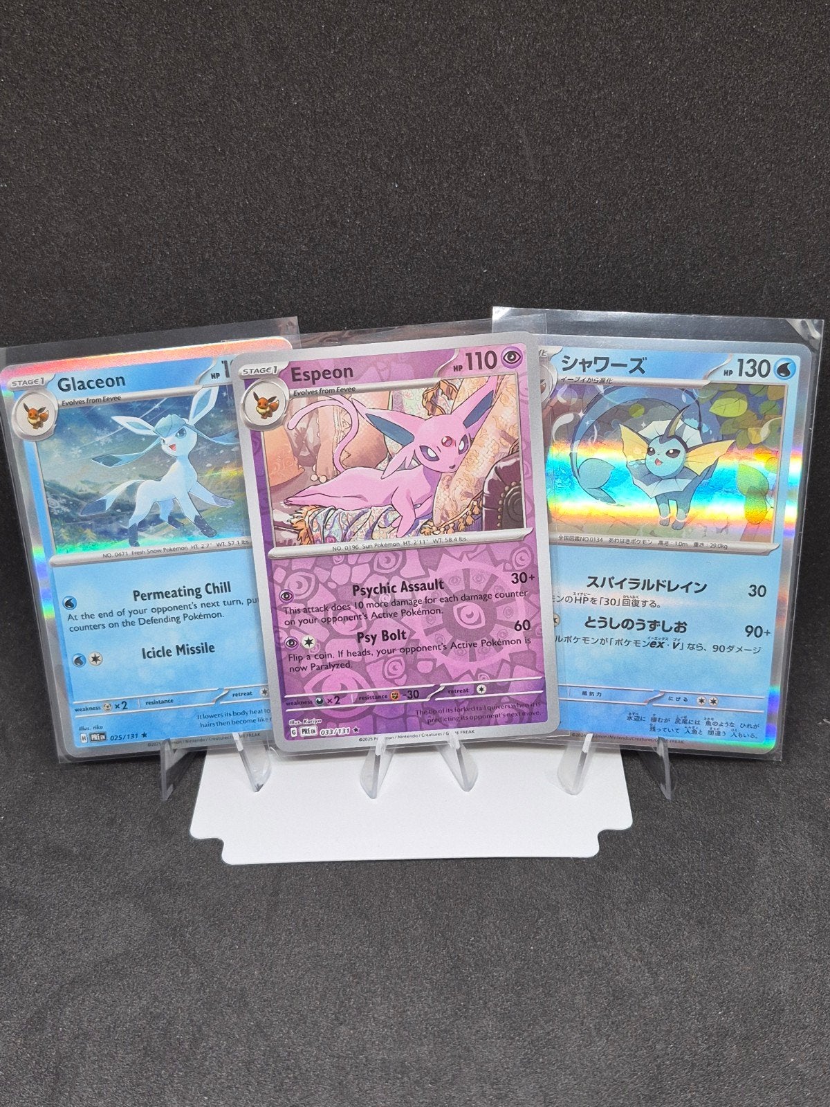 Eeveelutions Pokémon Kaarten Lot (3 Kaarten), Ophalen of Verzenden