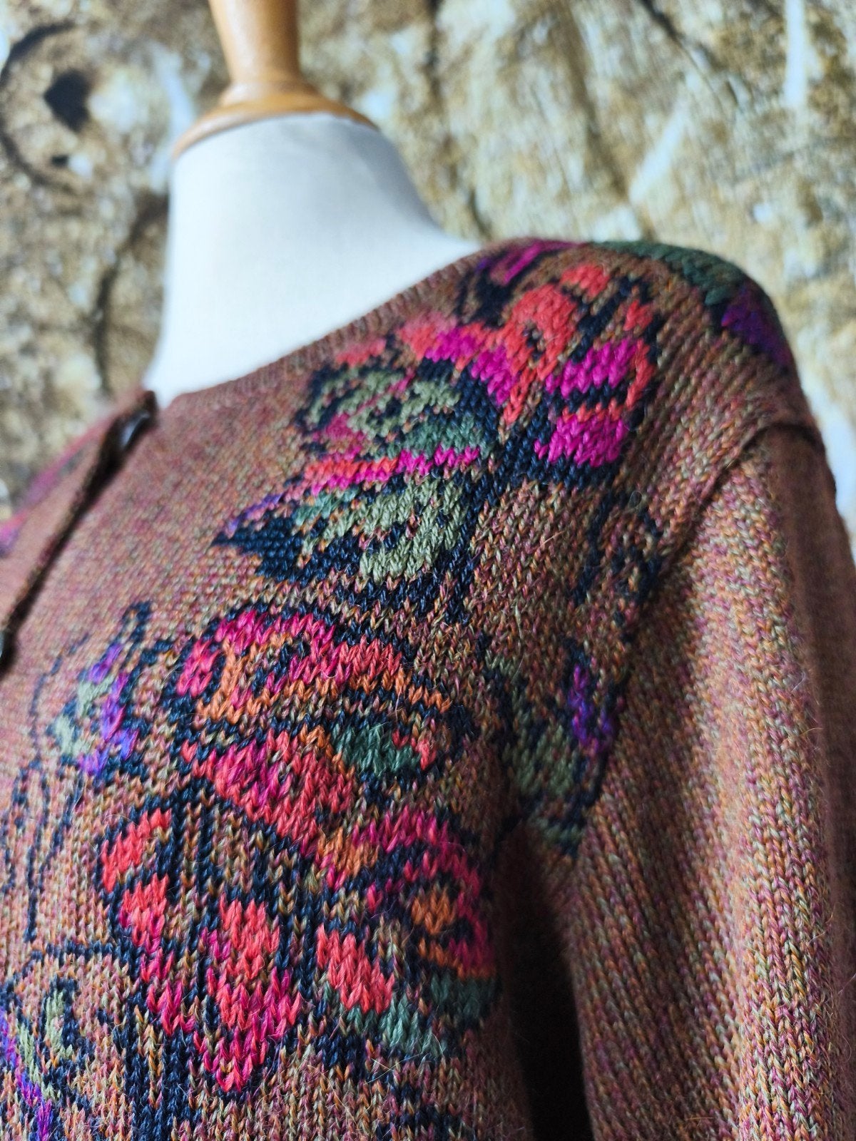 💖 Prachtig Inkadoro 100% Alpaca Intarsia vest M, Ophalen of Verzenden, Zo goed als nieuw, Maat 38/40 (M)