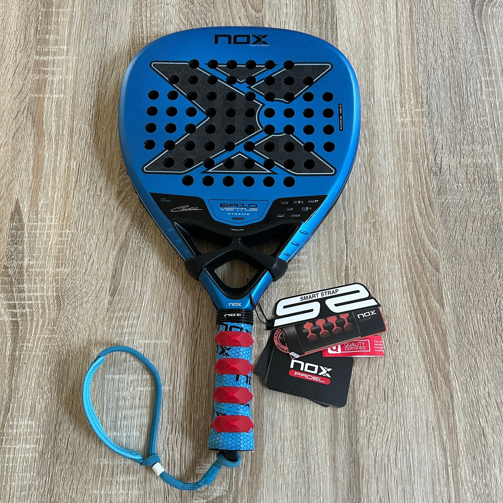 NOX EA10 Ventus Attack Padelracket 2026 - Nieuw + Hoes + bon, Ophalen of Verzenden, Nieuw