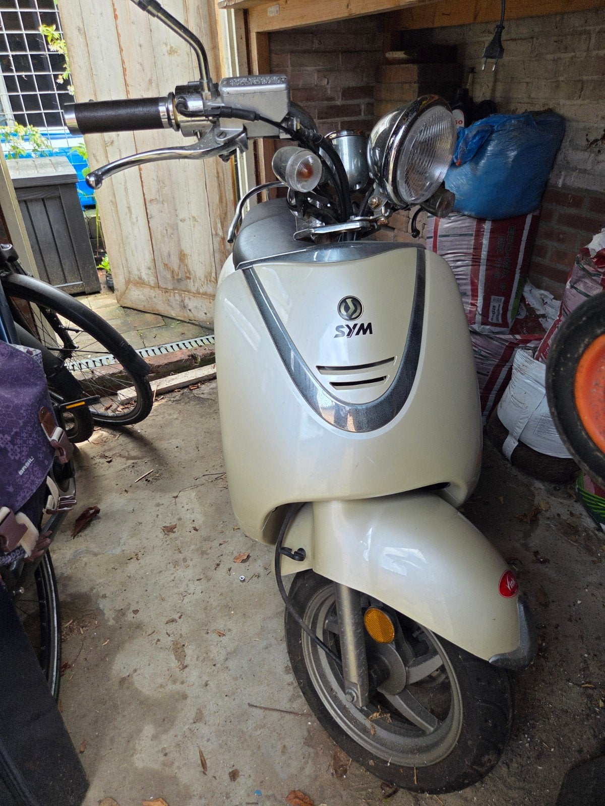 SYM allo Scooter - Beige, 6495 km, Fietsen en Brommers, Scooters | SYM, Ophalen, Gebruikt, Benzine, Orbit