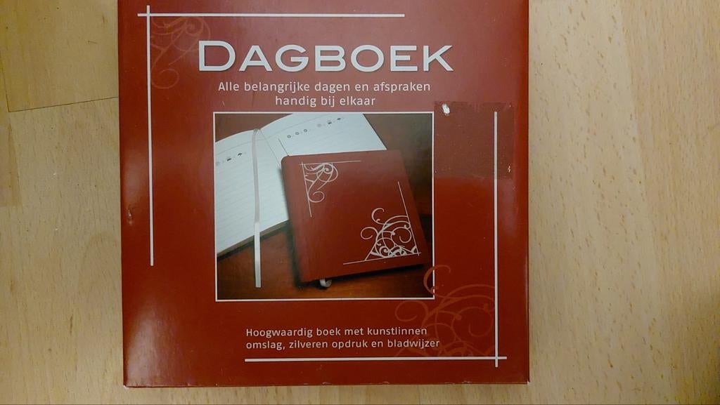 Dagboek met kunstlinnen omslag, Ophalen of Verzenden, Nieuw