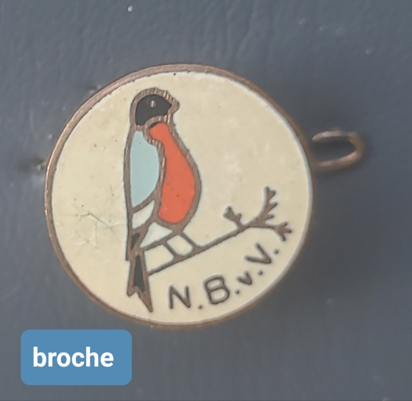 Speldje Broche N.B.v.V vogelbond, Verzenden