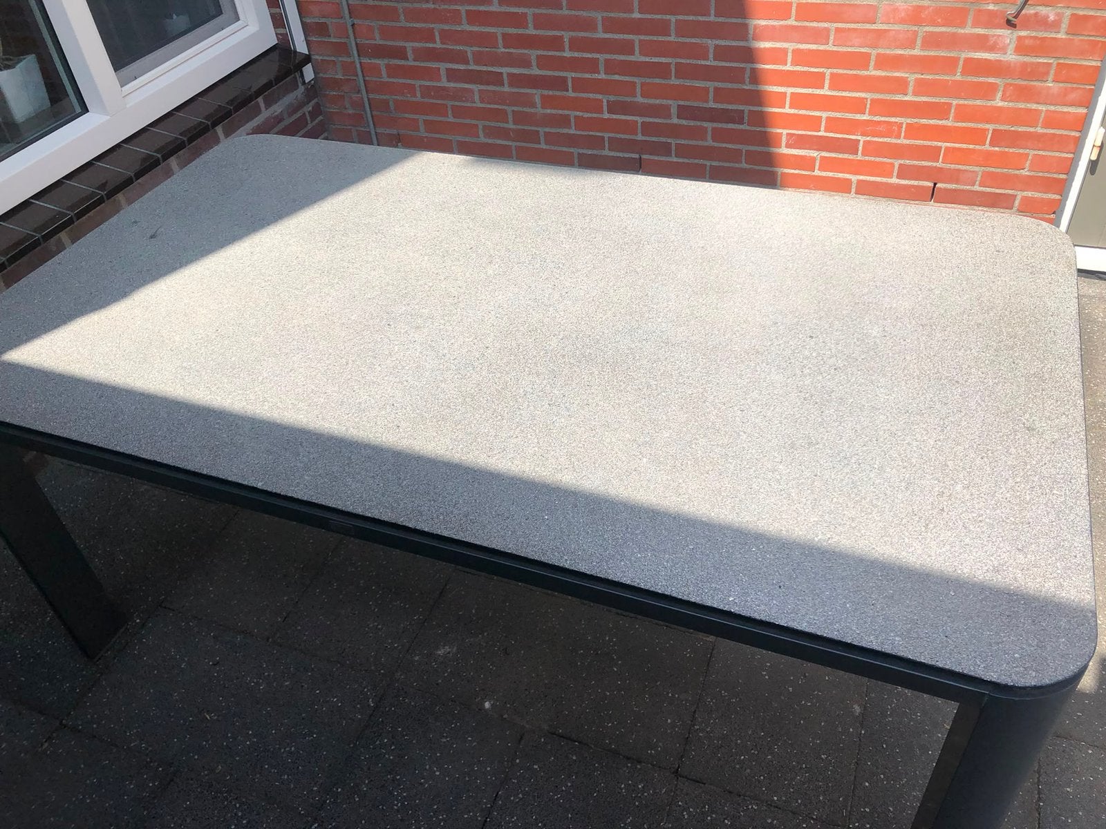 Tuin tafel 180x 90, Ophalen, Zo goed als nieuw, Rechthoekig, Aluminium