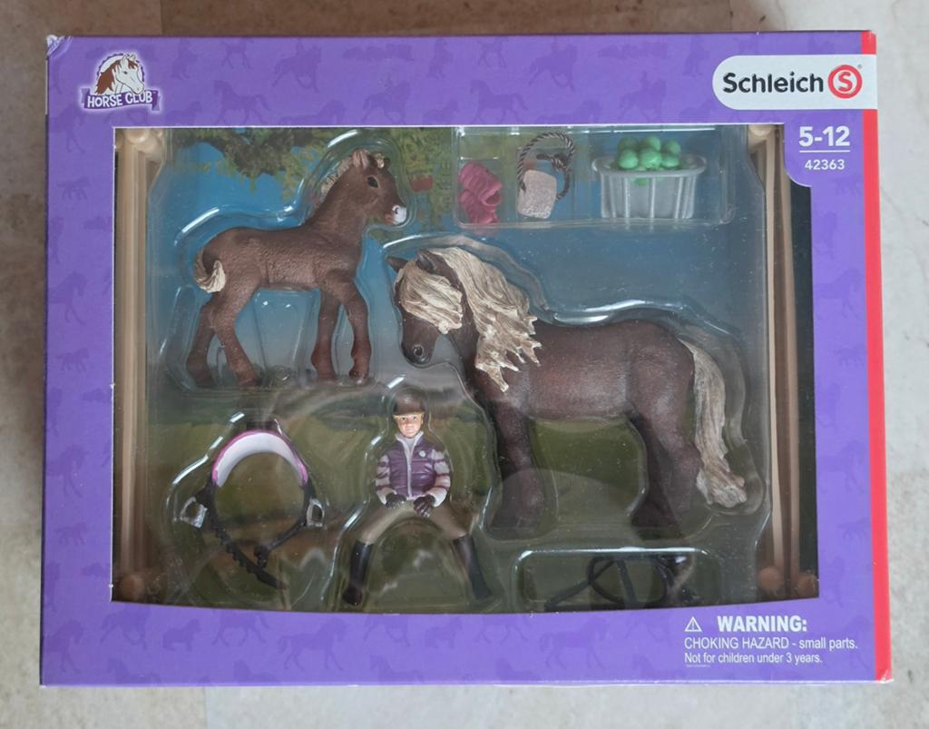 Schleich Horse Club Speelset met Paarden en Ruiter 42363, Ophalen of Verzenden, Zo goed als nieuw