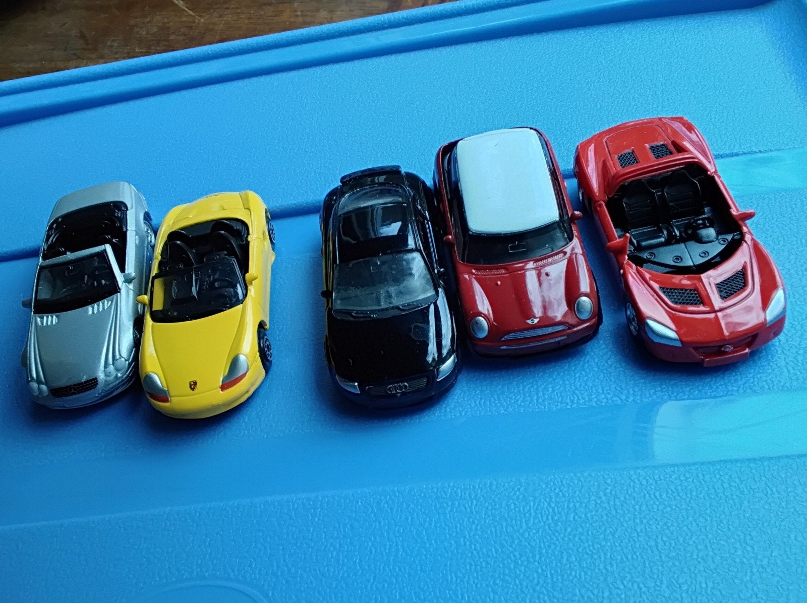 Set van 5 diverse modelauto's - Gebruikt, Hobby en Vrije tijd, Ophalen of Verzenden, Gebruikt, Auto, Overige merken