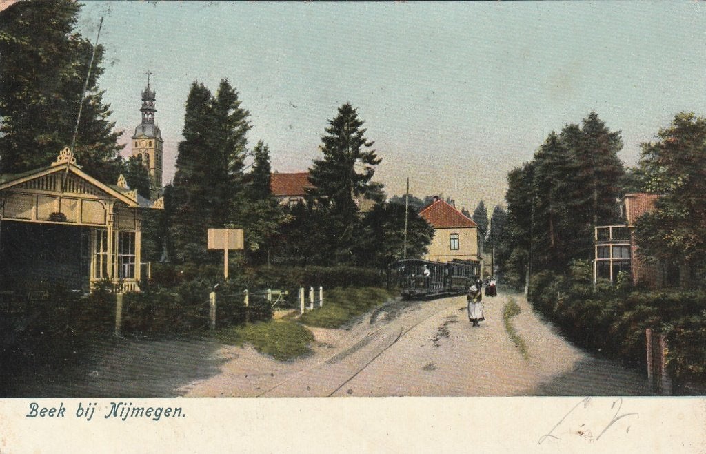 beek bij nijmegen 1906, Verzamelen, Ophalen of Verzenden, Voor 1920, Gelderland
